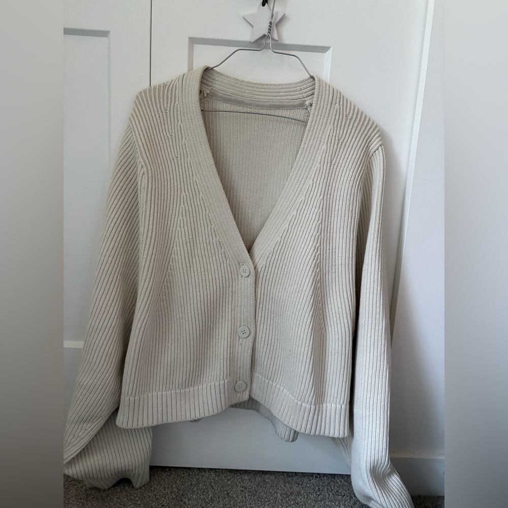 Lululemon Women's Cream Cardigan